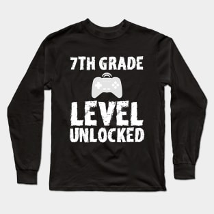 7th Grade Level Unlocked Long Sleeve T-Shirt